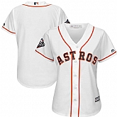 Women Astros Blank White 2019 World Series Bound Cool Base Jersey,baseball caps,new era cap wholesale,wholesale hats